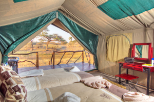 Camp Savuti - tent interior